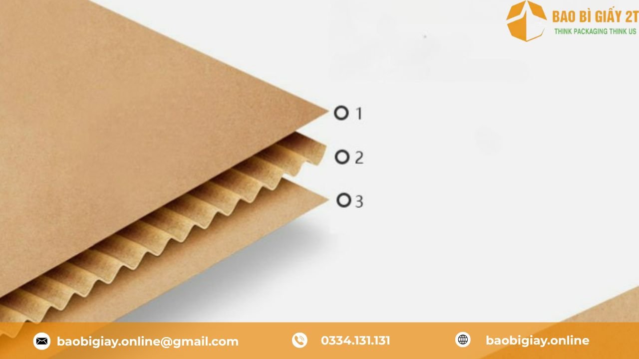 Đặc điểm cấu tạo của hộp carton 3 lớp