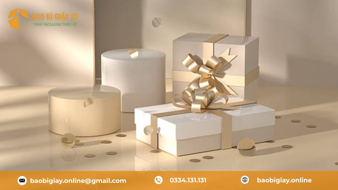 Thùng carton màu đựng quà