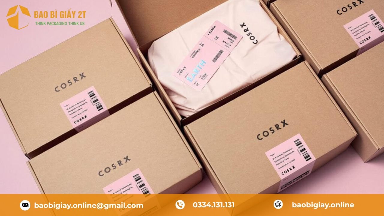 Thùng carton nắp cài( nắp gài)