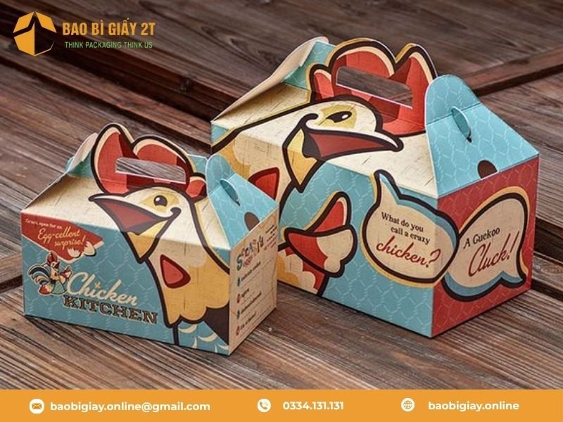 TOP 15 mẫu bao bì đựng gà rán đẹp
