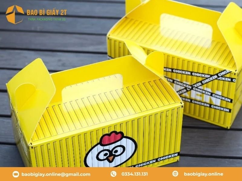 TOP 15 mẫu bao bì đựng gà rán đẹp