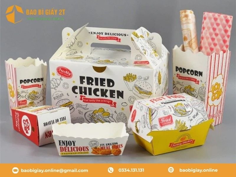 TOP 15 mẫu bao bì đựng gà rán đẹp