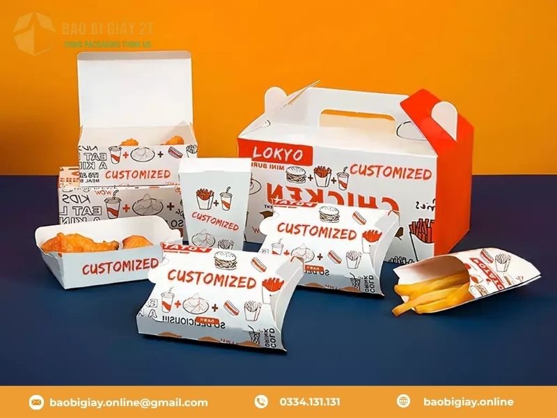 TOP 15 mẫu bao bì đựng gà rán đẹp