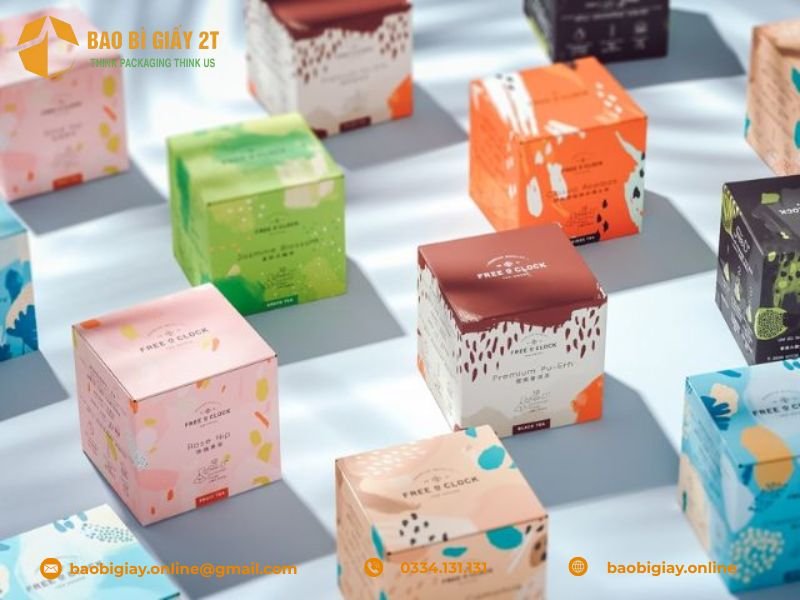 Bao bì giấy dạng thùng carton