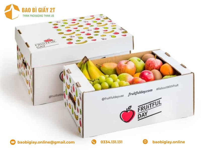 Top mẫu bao bì, thùng carton cỡ lớn sản xuất theo yêu cầu