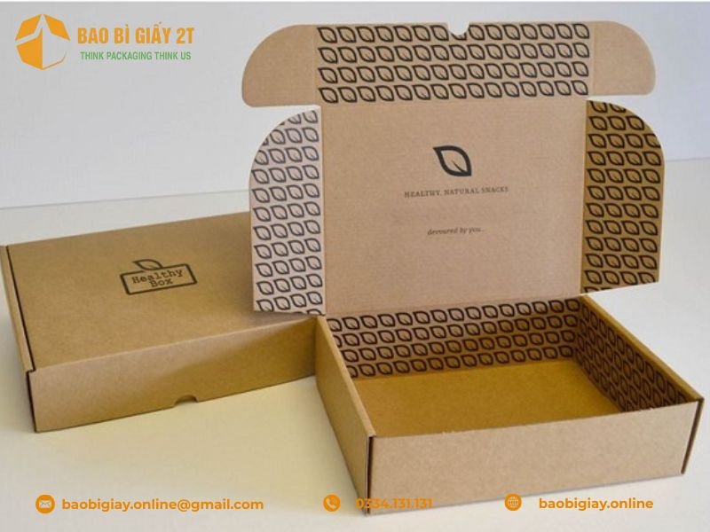Bao bì giấy dạng hộp carton