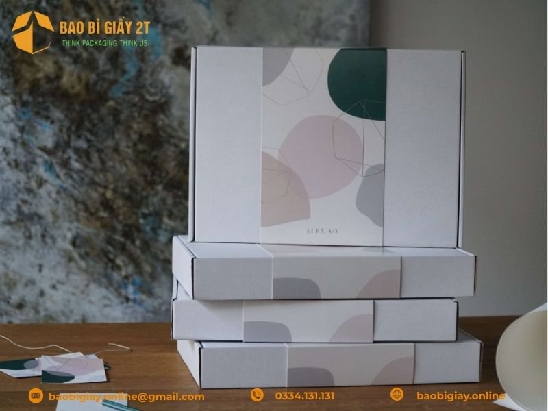 15 mẫu bao bì hộp giấy có thiết kế đẹp, chất lượng