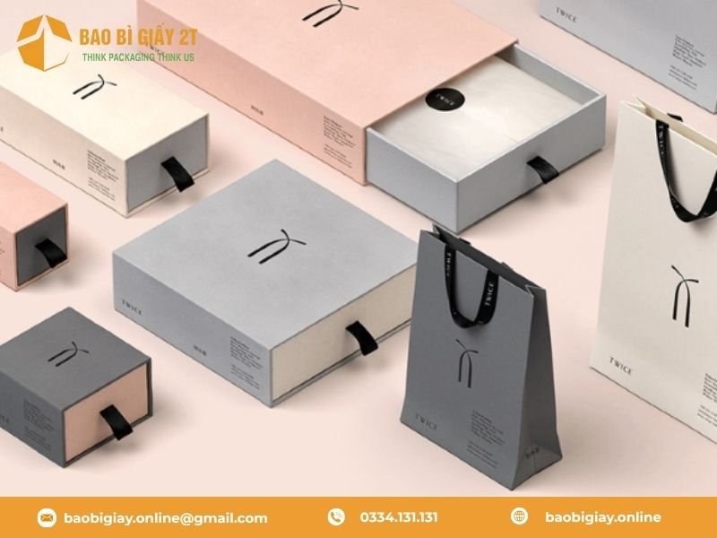 15 mẫu bao bì hộp giấy có thiết kế đẹp, chất lượng