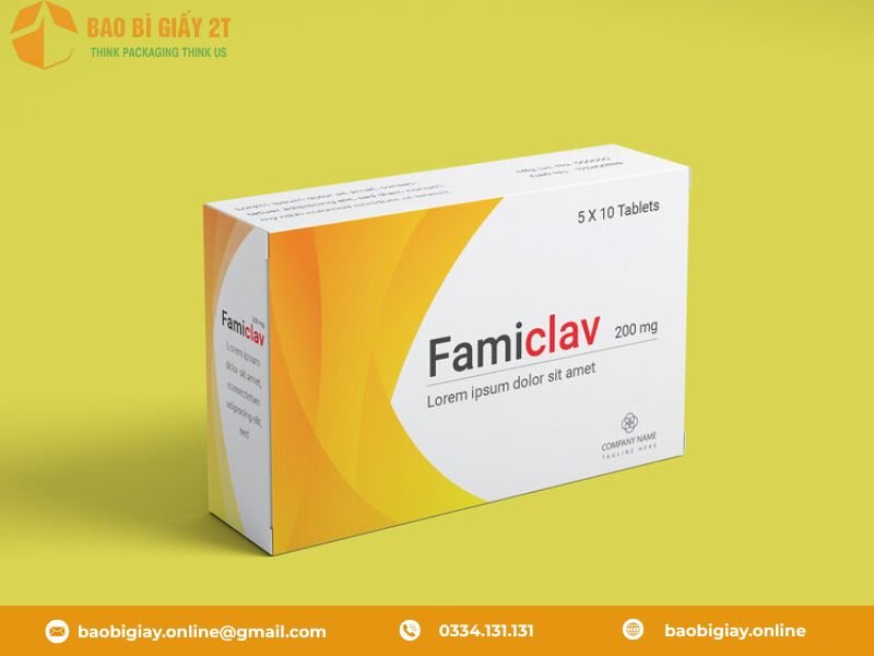 TOP 7 mẫu bao bì giấy đựng thuốc đẹp