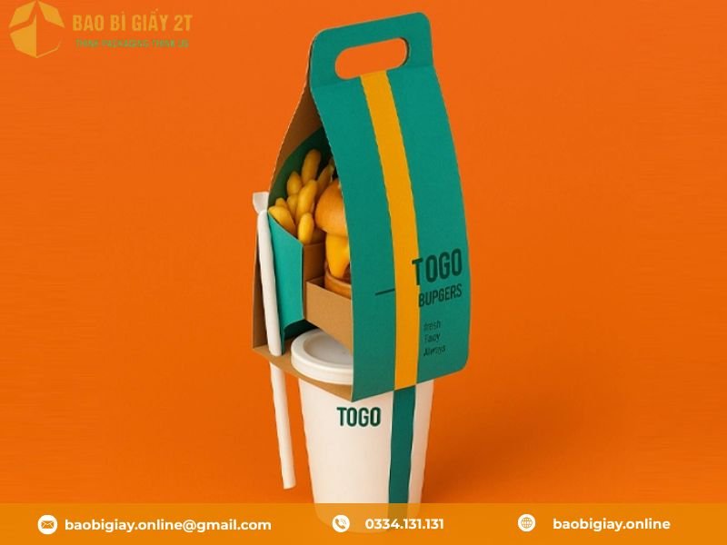 TOP 15 mẫu bao bì giấy đựng thức ăn nhanh đẹp