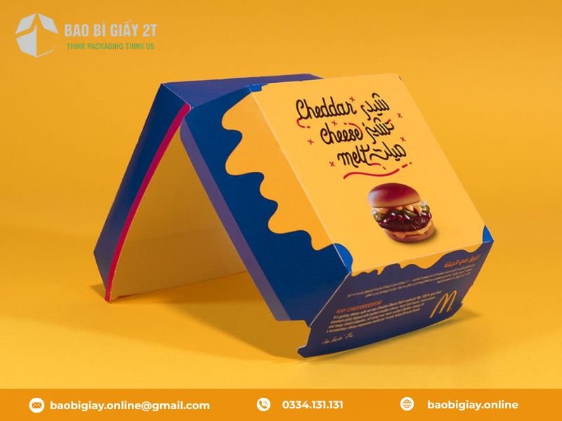 TOP 15 mẫu bao bì giấy đựng thức ăn nhanh đẹp