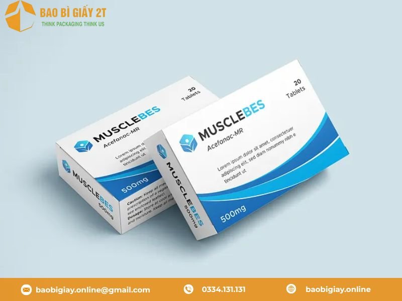 TOP 7 mẫu bao bì giấy đựng thuốc đẹp