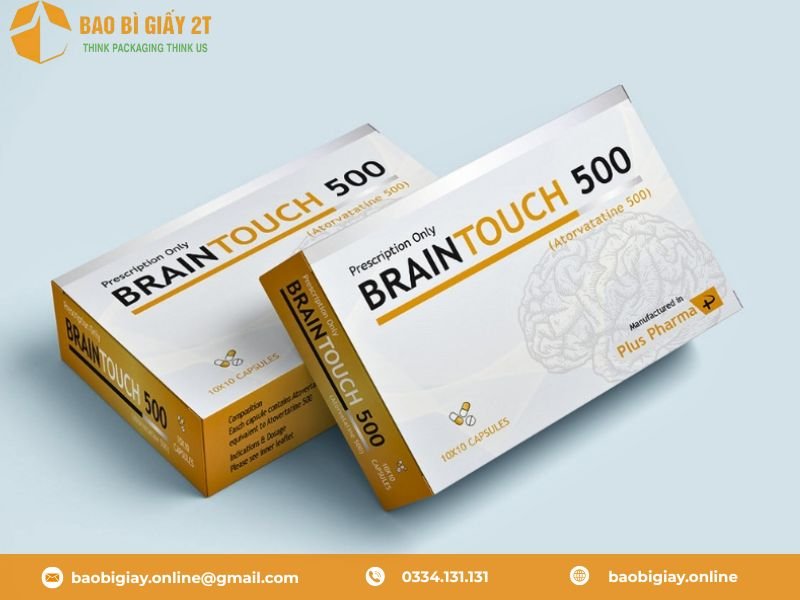 TOP 7 mẫu bao bì giấy đựng thuốc đẹp