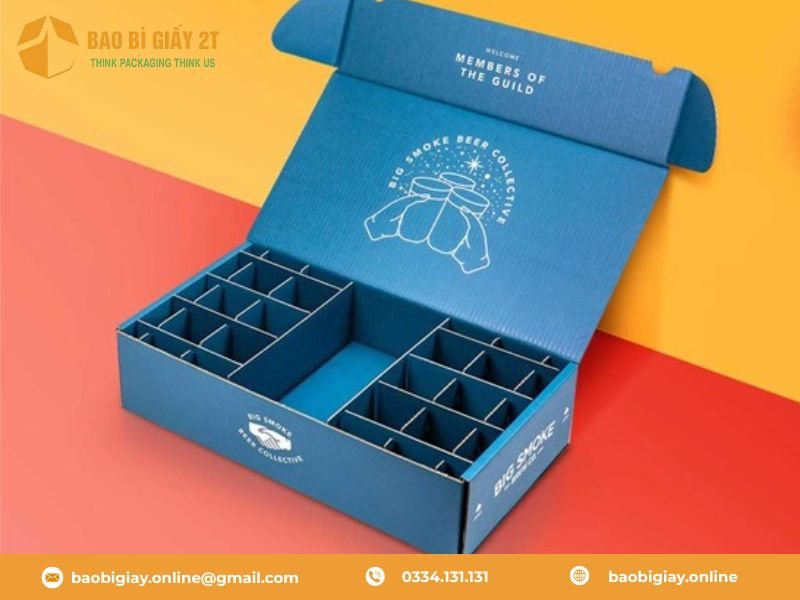 Một số mẫu thùng carton in flexo đẹp