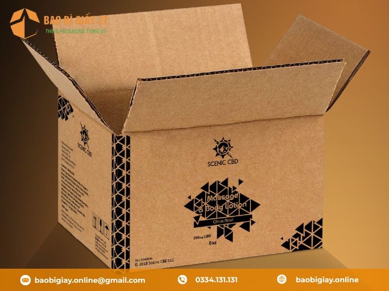 5 mẫu thùng hộp carton đẹp