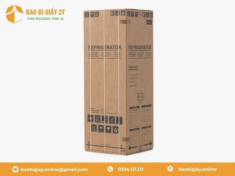 Đặc điểm, thông số kỹ thuật của thùng carton tủ lạnh