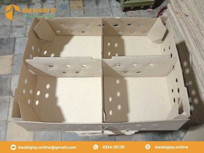 Quy trình sản xuất thùng carton đựng gà con