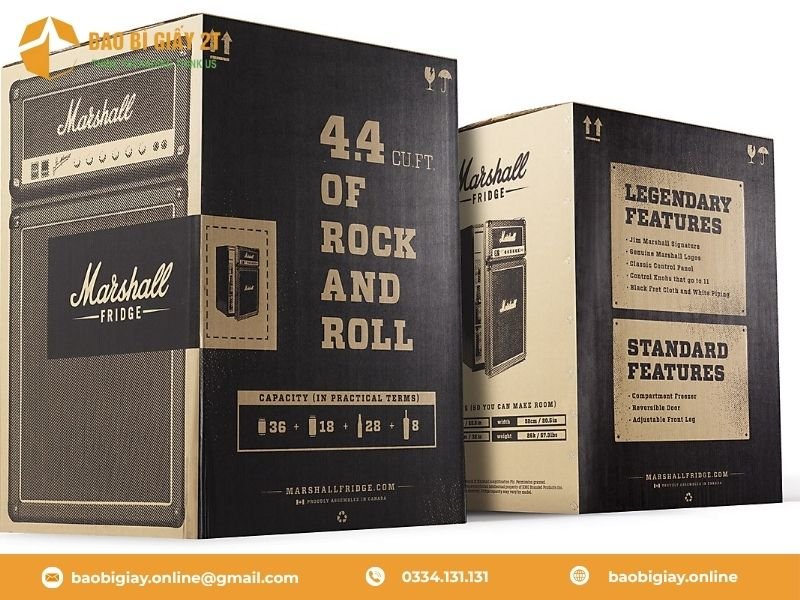 Lưu ý về khối lượng tủ lạnh để chọn chất liệu giấy carton phù hợp