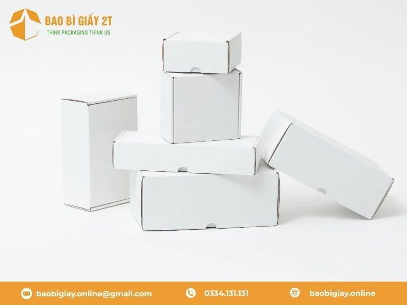 Lưu ý khi in ấn trên thùng carton trắng