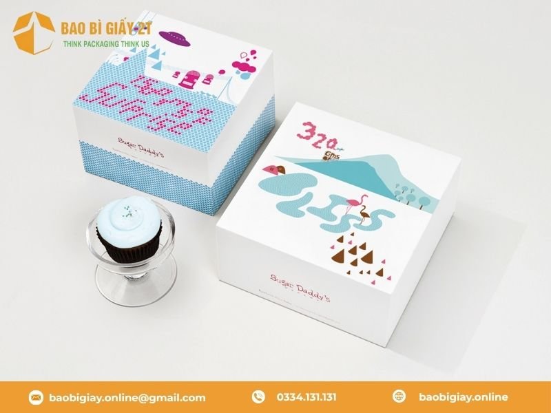 Top những mẫu in hộp bánh kem đẹp