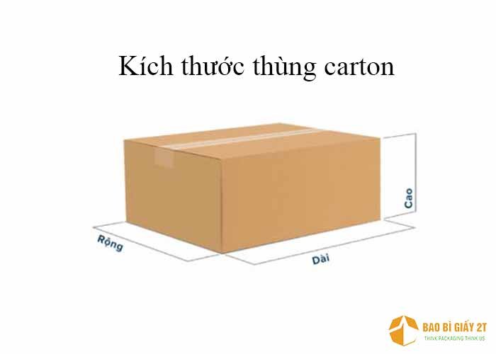 Kích thước thùng carton