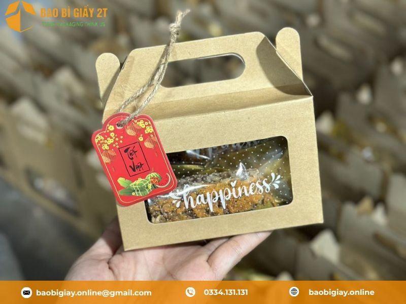 Hộp giấy đựng bánh đẹp