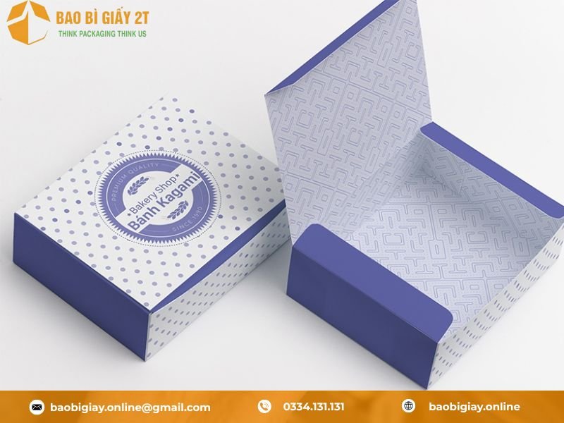 Hộp đựng bánh sang trọng