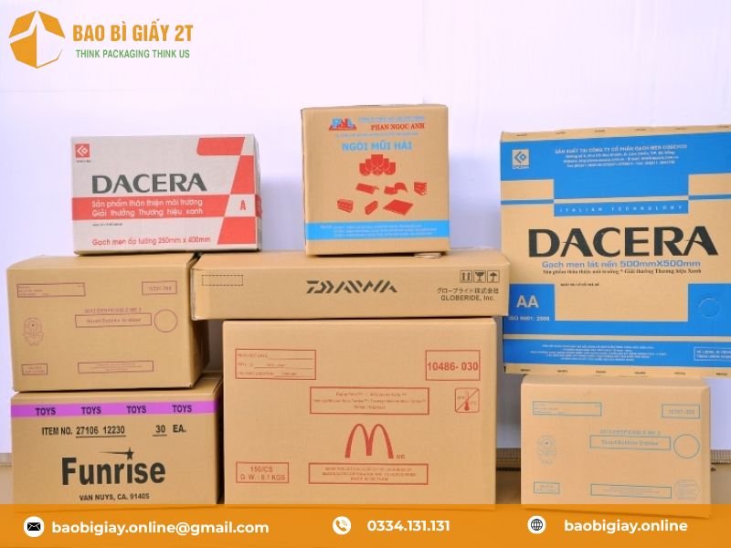 Thùng carton tại Bao Bì Giấy 2T