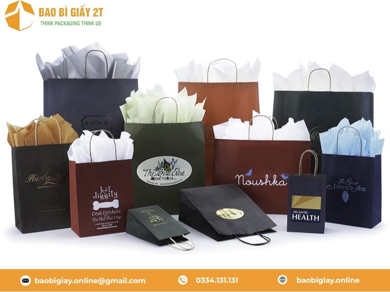 Kiểu dáng túi được 2T thiết kế sao cho phù hợp với từng loại sản phẩm của khách hàng