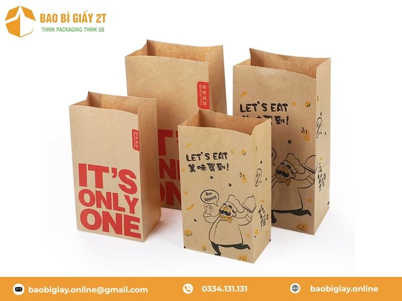 Sự tiện lợi của túi giấy nằm ở chỗ vừa có thể in ấn tốt mà giá cả lại cực kỳ cạnh tranh