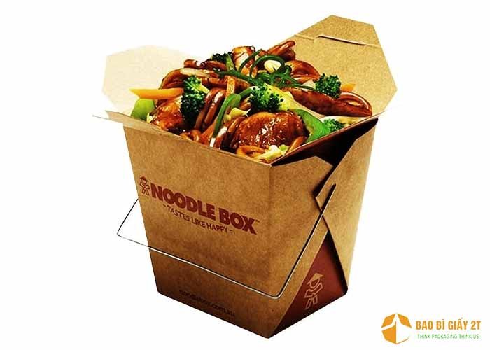 Hộp giấy kraft đựng thức ăn nhanh