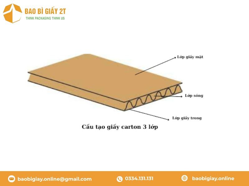 Cấu tạo giấy carton