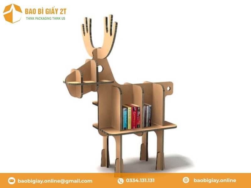 Mẫu kệ để sách đáng yêu 