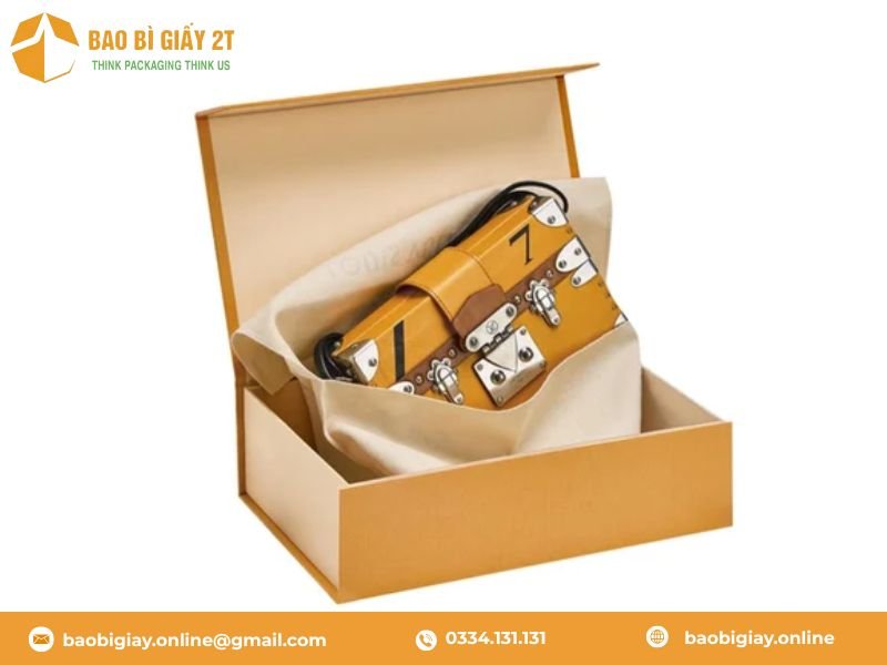 Hộp carton cứng đựng túi xách