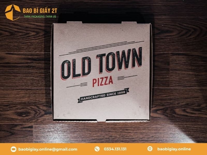 Một số mẫu hộp bánh pizza đẹp mắt