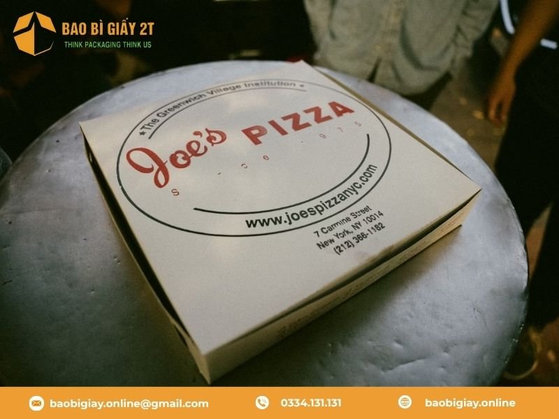 Một số mẫu hộp bánh pizza đẹp mắt