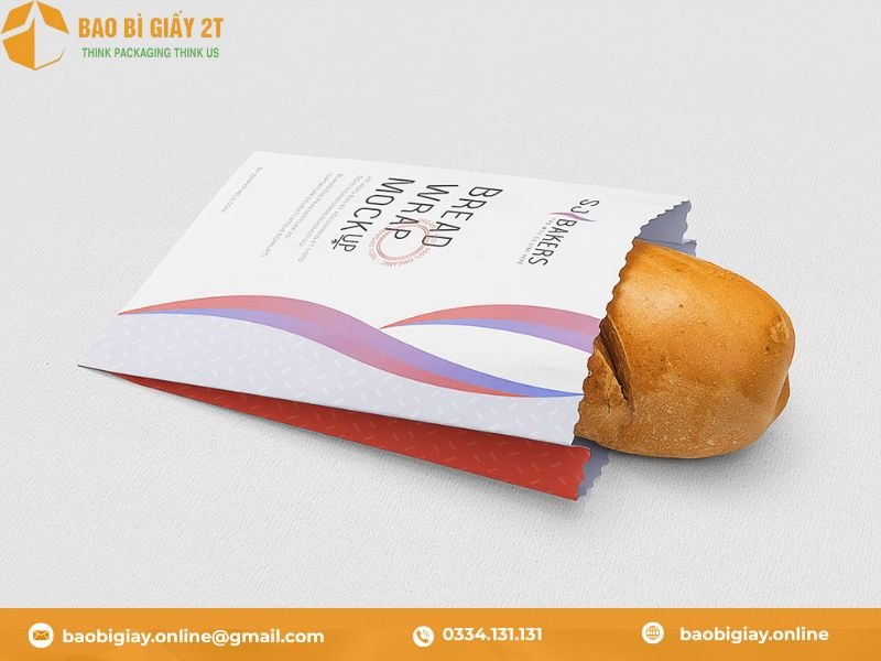 Túi giấy đựng bánh mì 