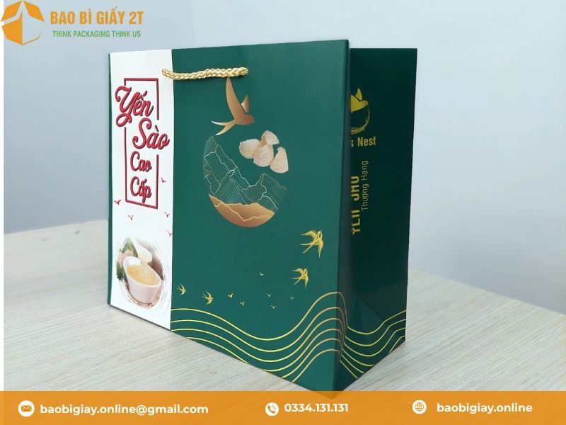 Túi giấy đựng yến sào