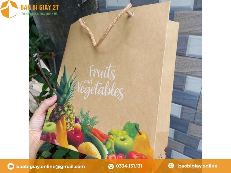 Túi giấy đựng hoa quả
