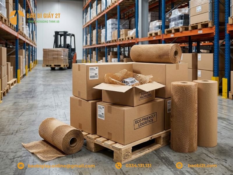 Ứng dụng của bao bì giấy kraft trong ngành công nghiệp