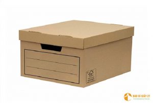 Hộp carton lưu hồ sơ