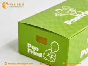 Địa chỉ in bao bì giấy đựng gà rán Giá rẻ