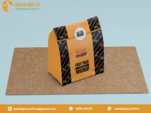 TOP 15 mẫu bao bì giấy đựng thức ăn nhanh đẹp