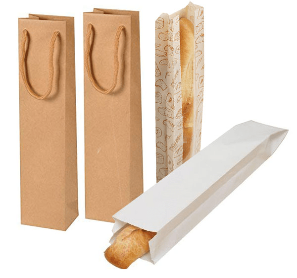túi giấy đựng bánh mì có quai