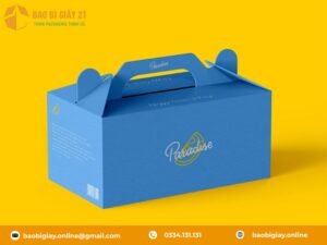 Hộp bánh kem thiết kế đơn giản, nhưng gây ấn tượng