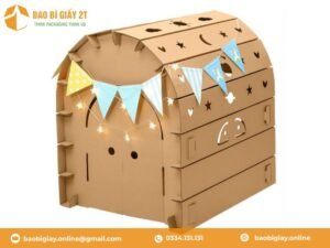 Nhà carton cho bé yêu